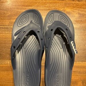 Crocs Navy Blue Flip Flops